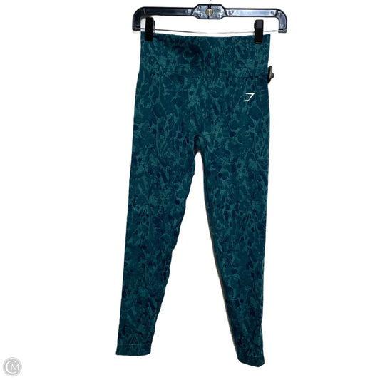 Athletic Leggings By Gym Shark In Blue, Size: Xs
