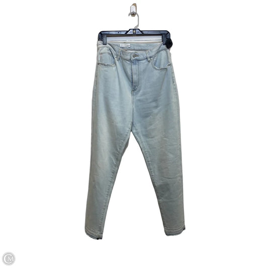Jeans Straight By Loft In Blue Denim, Size: 10