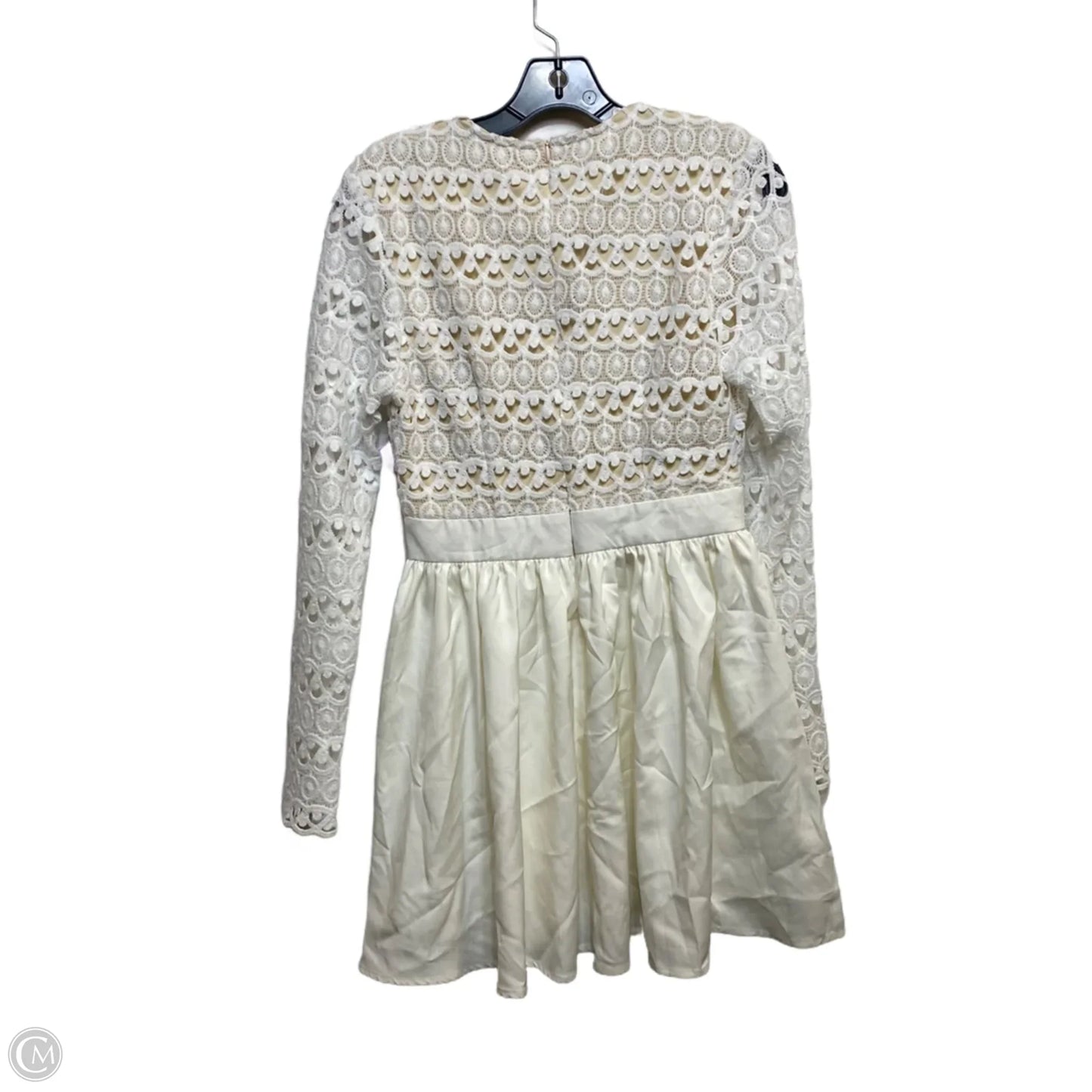 Dress Casual Short By Luxe Wave In White, Size: M