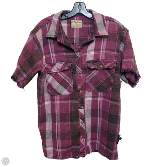 Top Short Sleeve By We The Free In Purple, Size: L