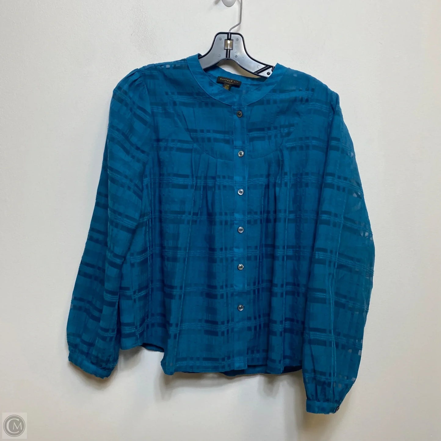 Top Long Sleeve By Current Air In Green, Size: Xs