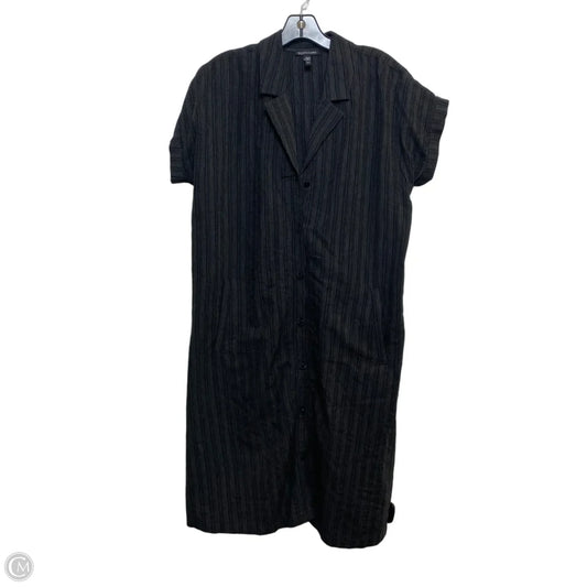 Dress Casual Midi By Eileen Fisher In Black, Size: M
