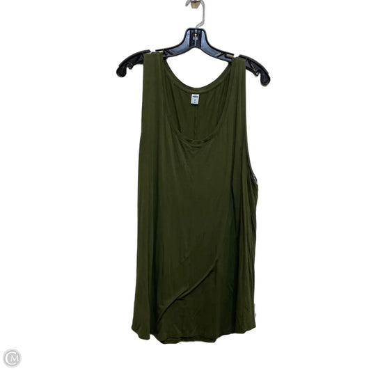 Top Sleeveless By Old Navy In Green, Size: Xxl