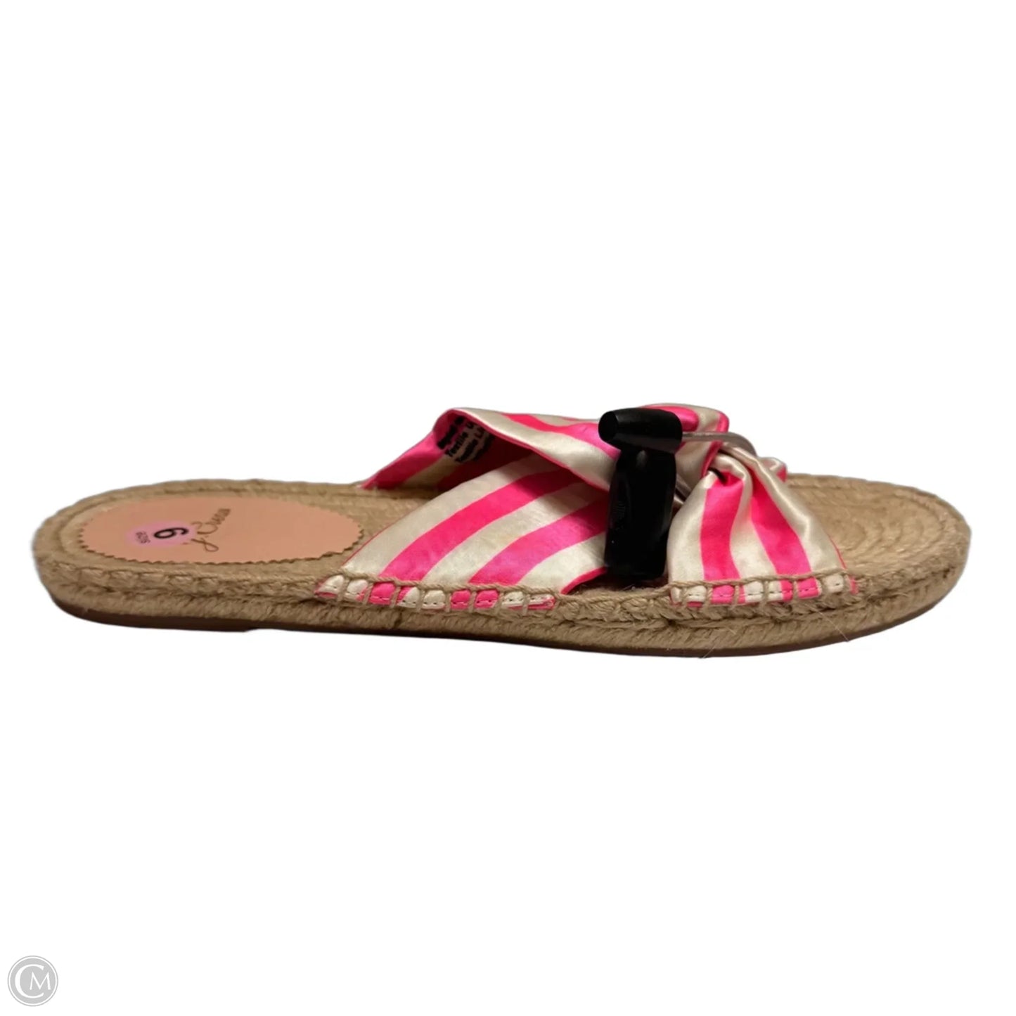 Sandals Flats By J. Crew In Pink & White, Size: 9