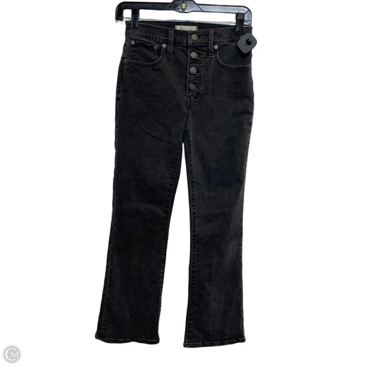 Jeans Boot Cut By Madewell In Black Denim, Size: 2
