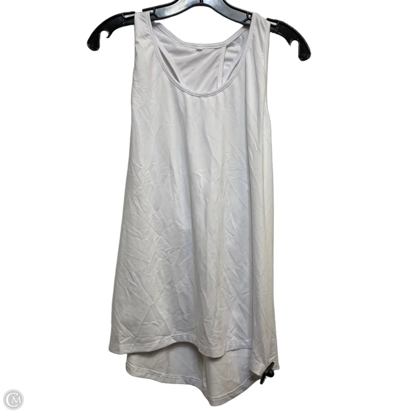 Top Sleeveless Basic By Cmf In White, Size: L