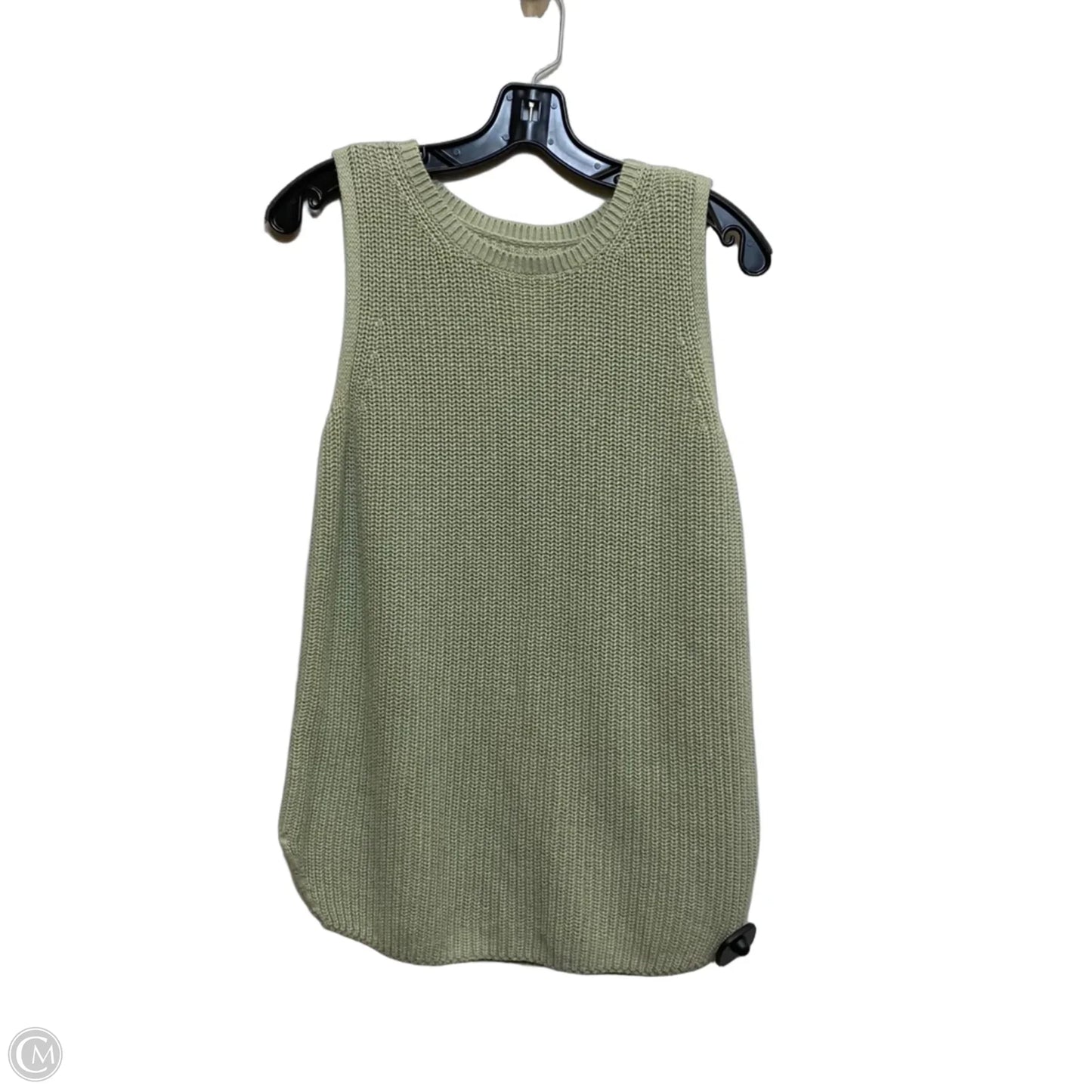 Top Sleeveless By Loft In Green, Size: S