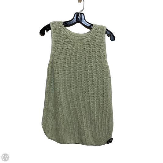Top Sleeveless By Loft In Green, Size: S
