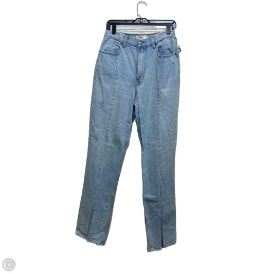 Jeans Straight By Abercrombie And Fitch In Blue Denim, Size: 10l