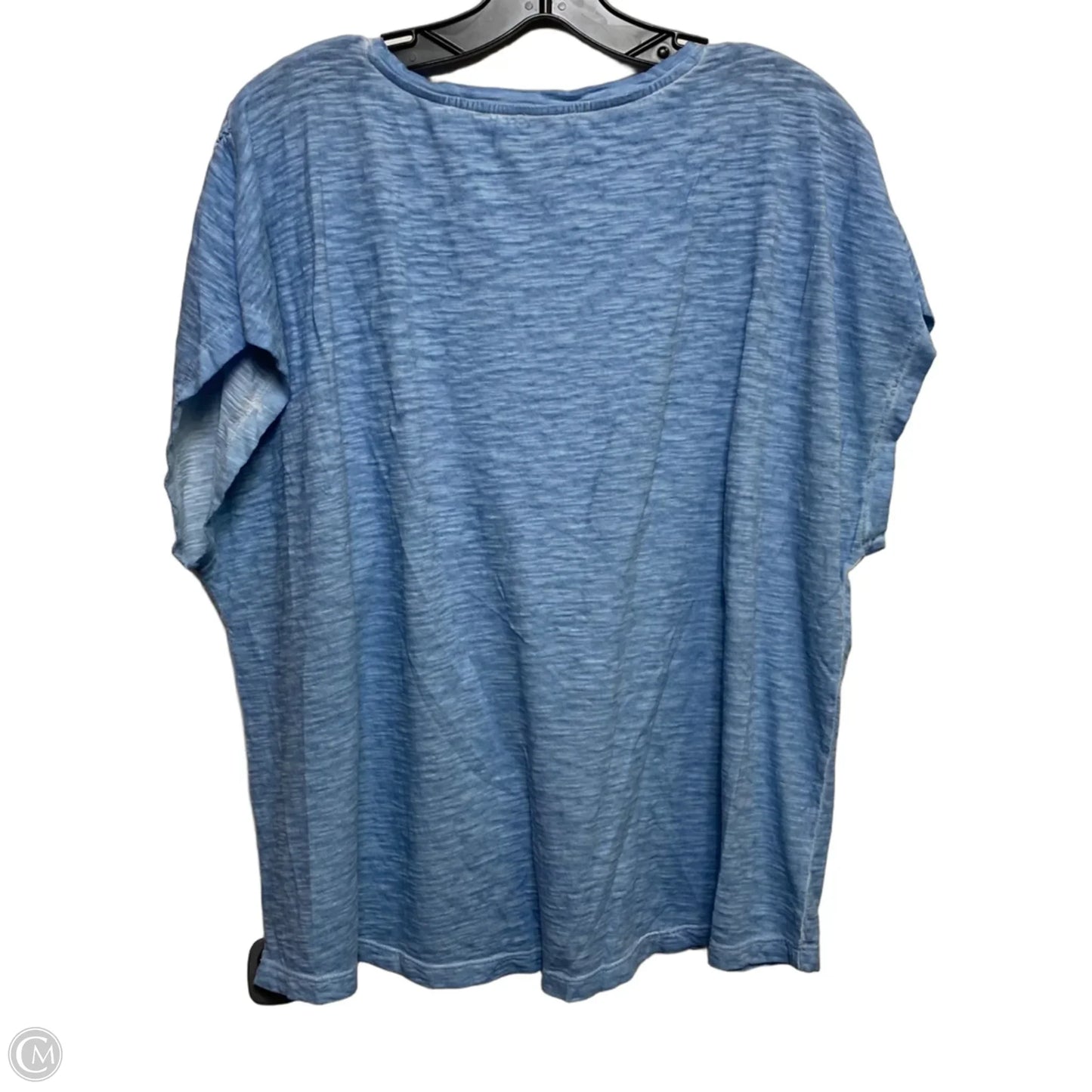Top Short Sleeve By Chicos In Blue, Size: Xl