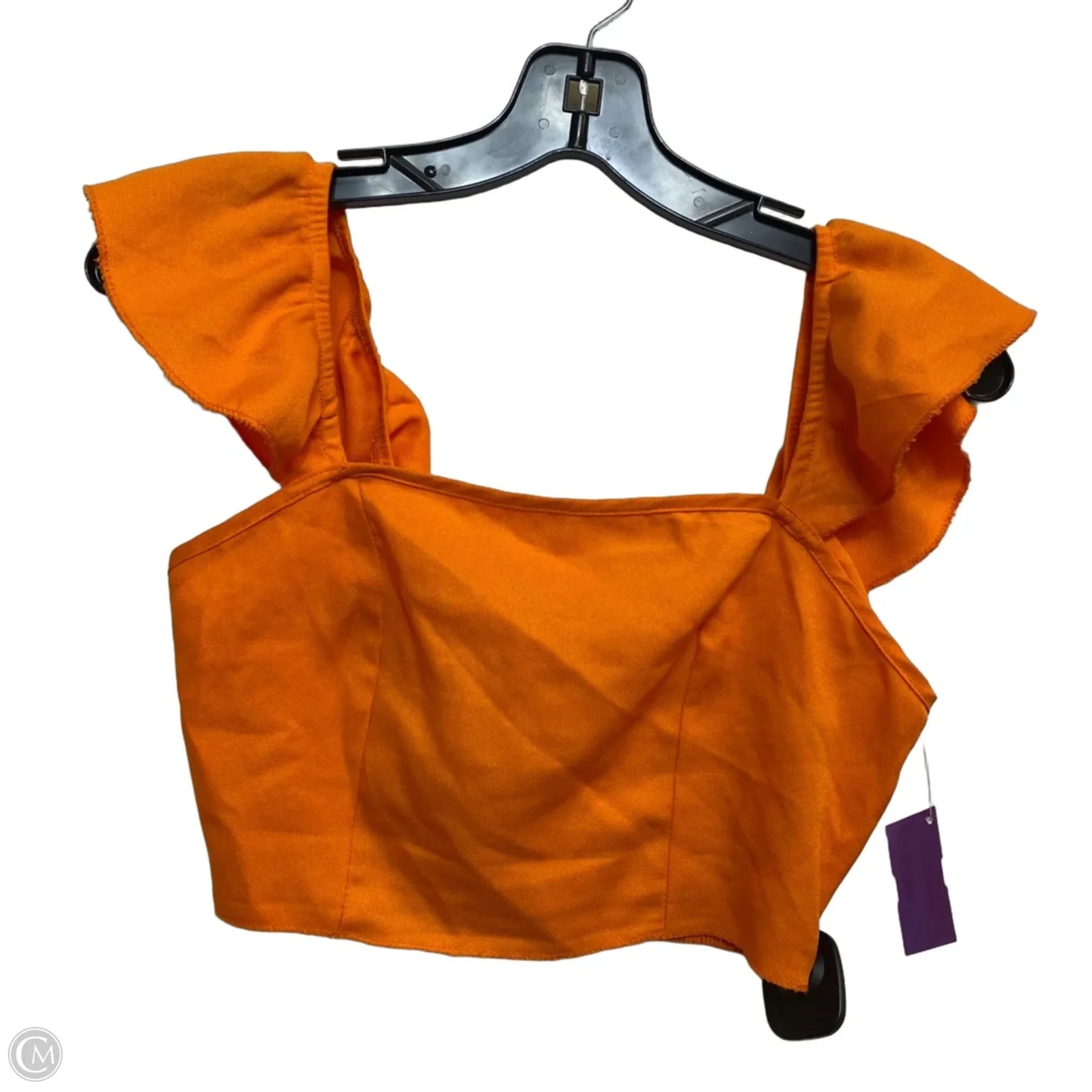 Top Sleeveless By Shein In Orange, Size: Xs