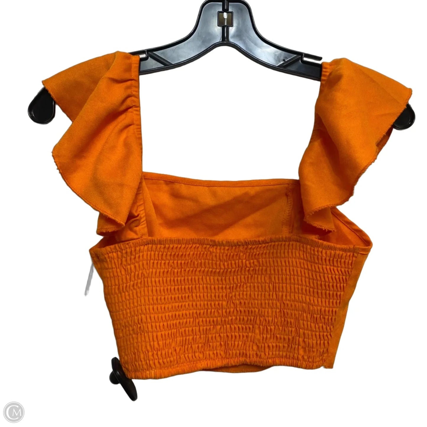 Top Sleeveless By Shein In Orange, Size: Xs