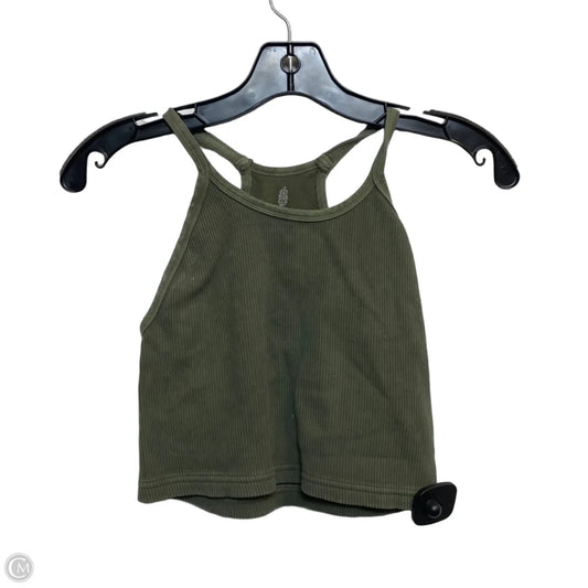 Top Sleeveless By Free People In Green, Size: M