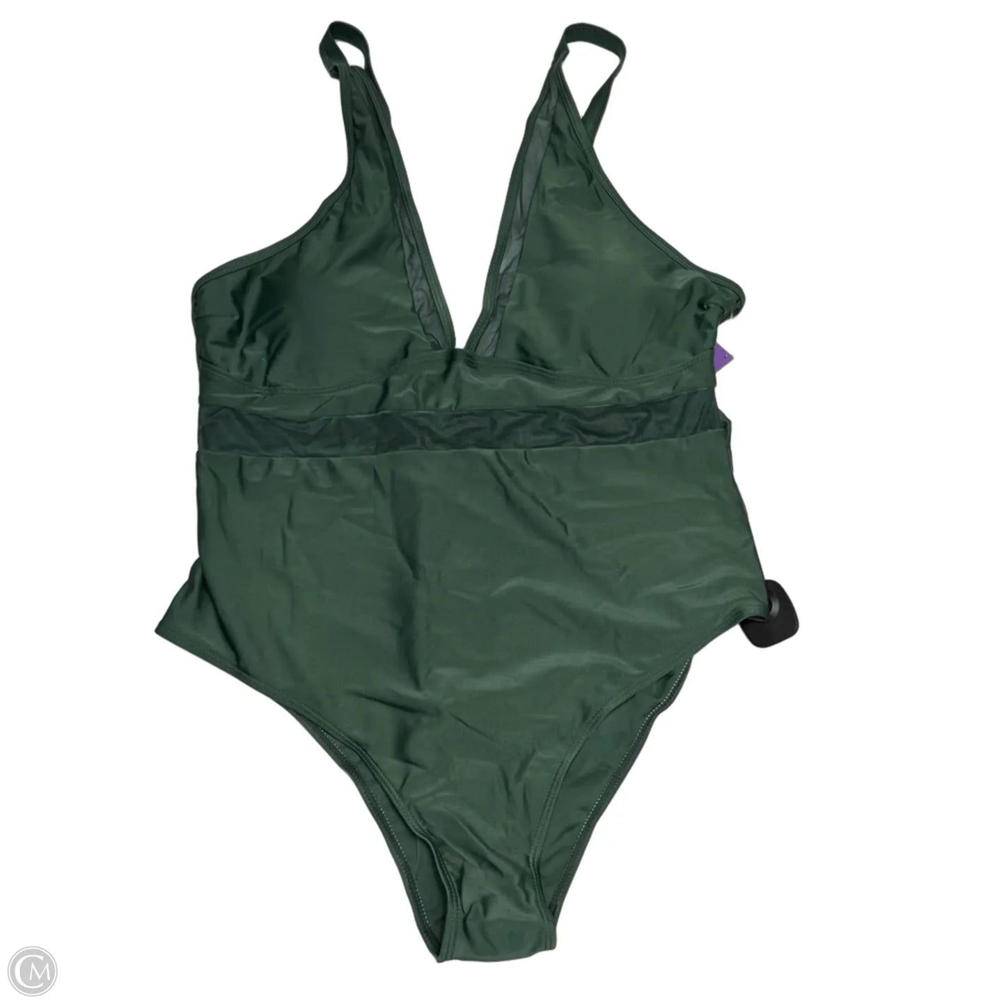 Swimsuit By Clothes Mentor In Green, Size: 4x