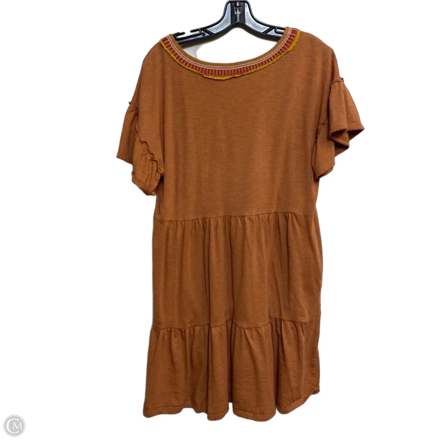 Dress Casual Short By Matilda Jane In Orange, Size: L