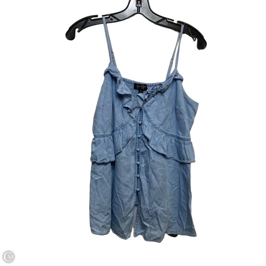 Top Sleeveless By Jessica Simpson In Blue, Size: M