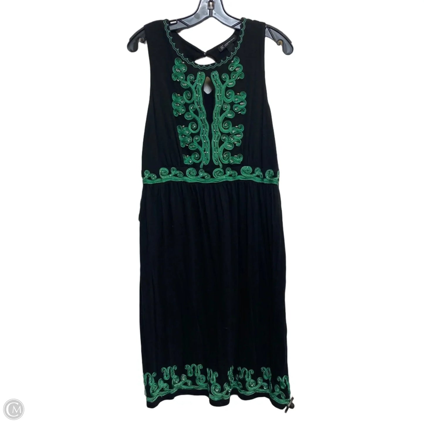 Dress Casual Midi By Inc In Black, Size: 1x