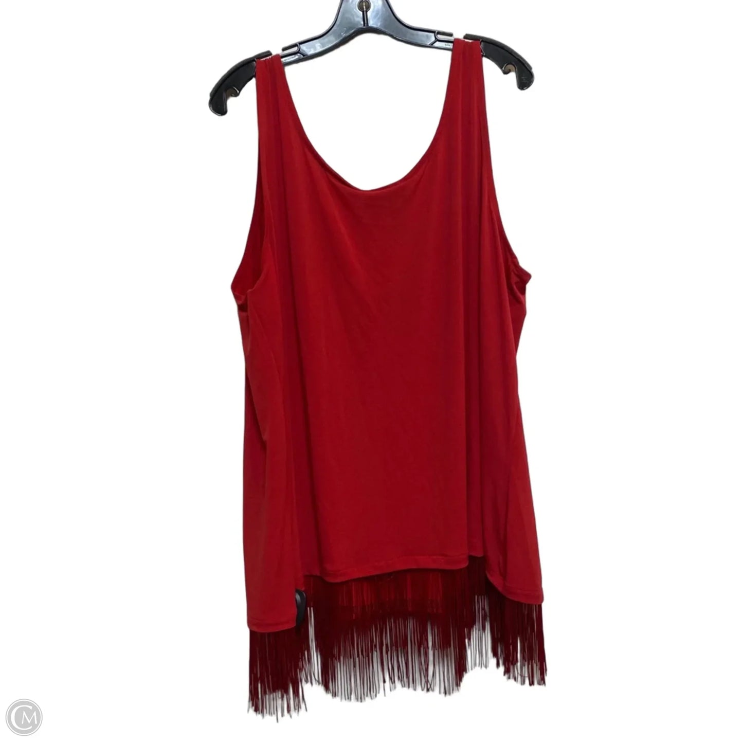 Top Sleeveless By Lane Bryant In Red, Size: 3x