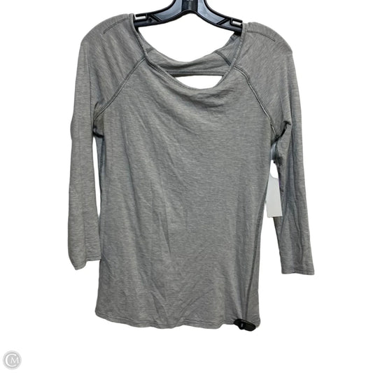 Athletic Sweatshirt Crewneck By Lululemon In Grey, Size: M