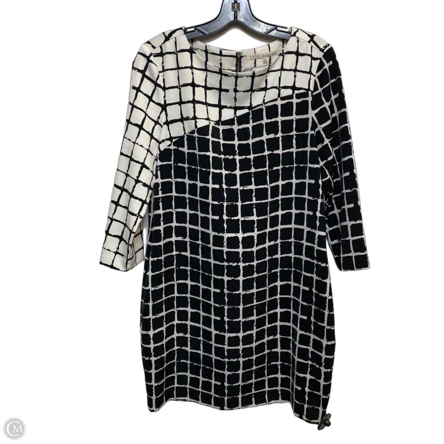 Dress Casual Short By Rachel Roy In Black & White, Size: L