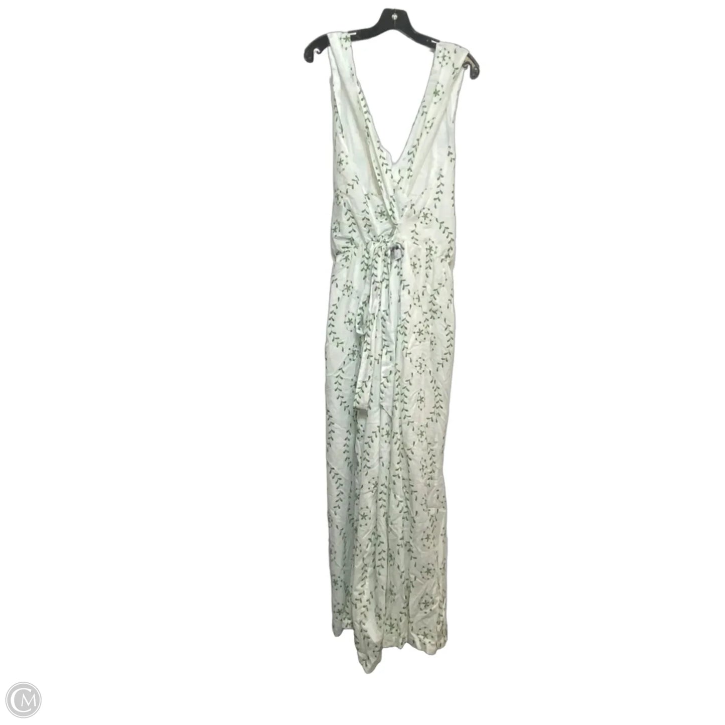 Dress Casual Midi By A New Day In Green & White, Size: Xxl