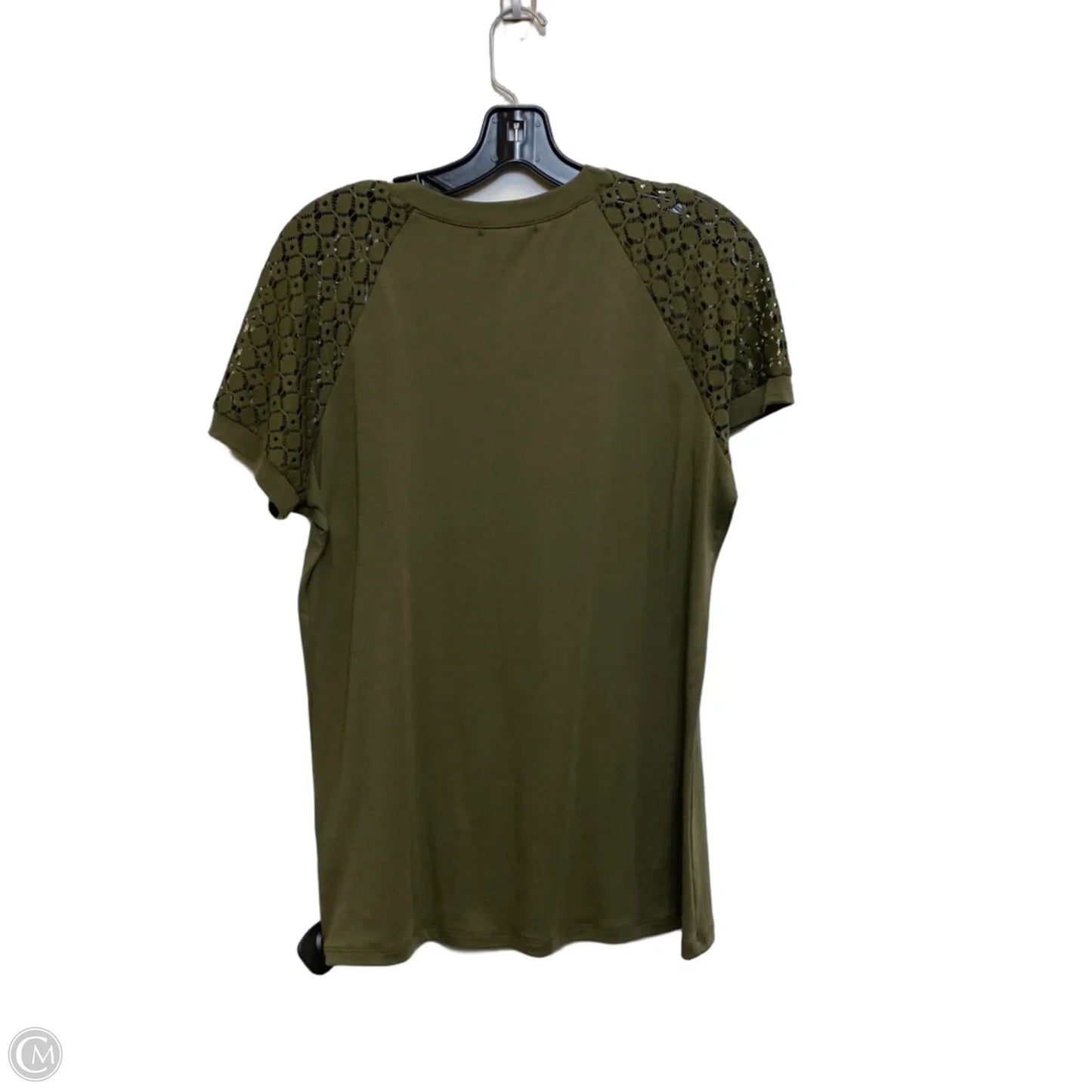 Top Short Sleeve By Automet In Green, Size: M