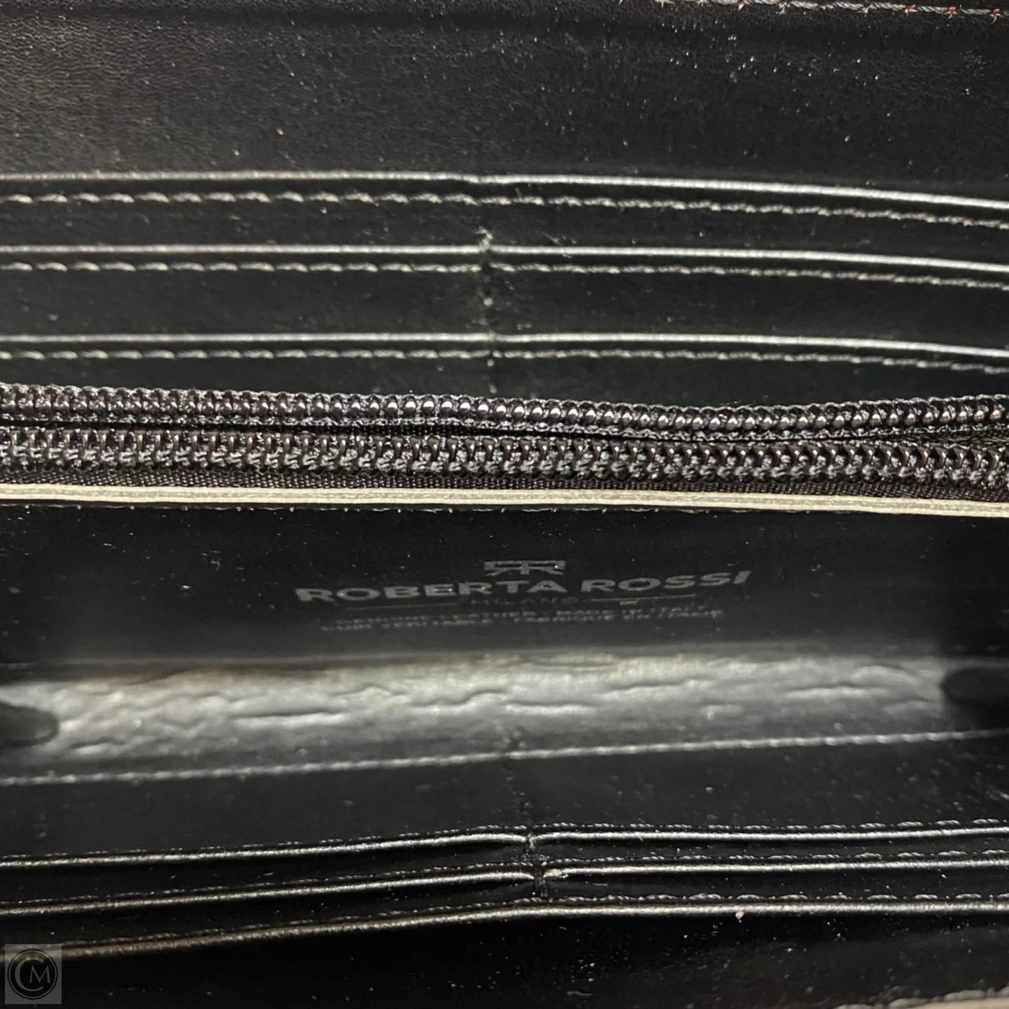 Wallet Leather By Roberta Rossi, Size: Large