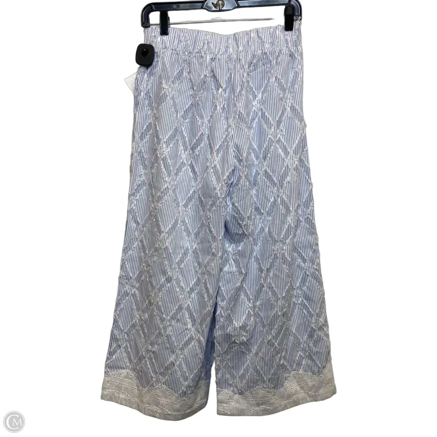 Pants Set 2pc By See And Be Seen In Blue & White, Size: M
