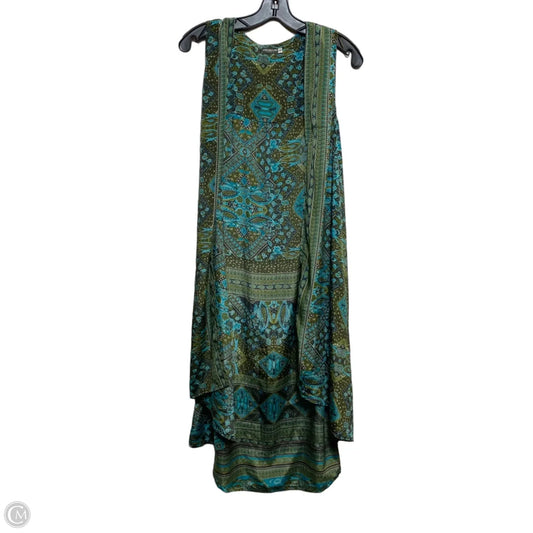 Vest Other By Earthbound In Green & Grey, Size: S