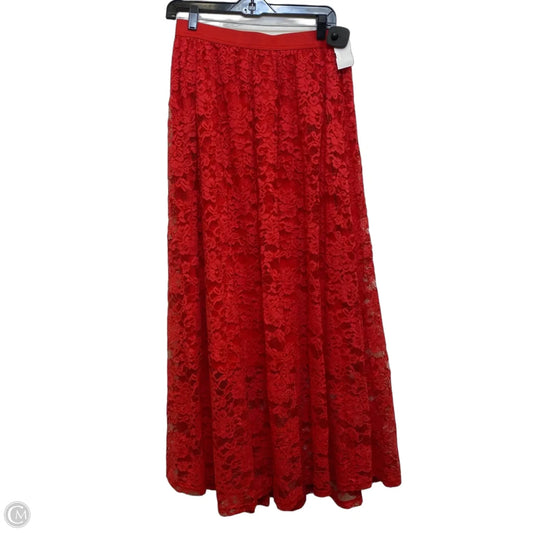 Skirt Maxi By Clothes Mentor In Red, Size: L