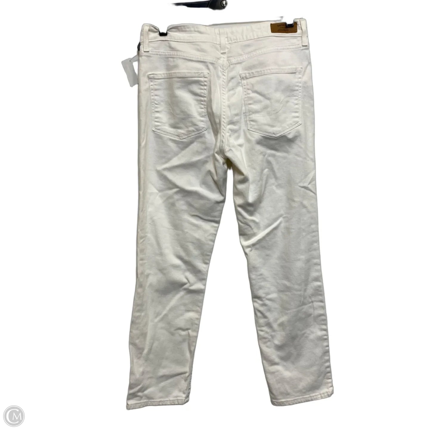 Jeans Skinny By Levis In White Denim, Size: 8