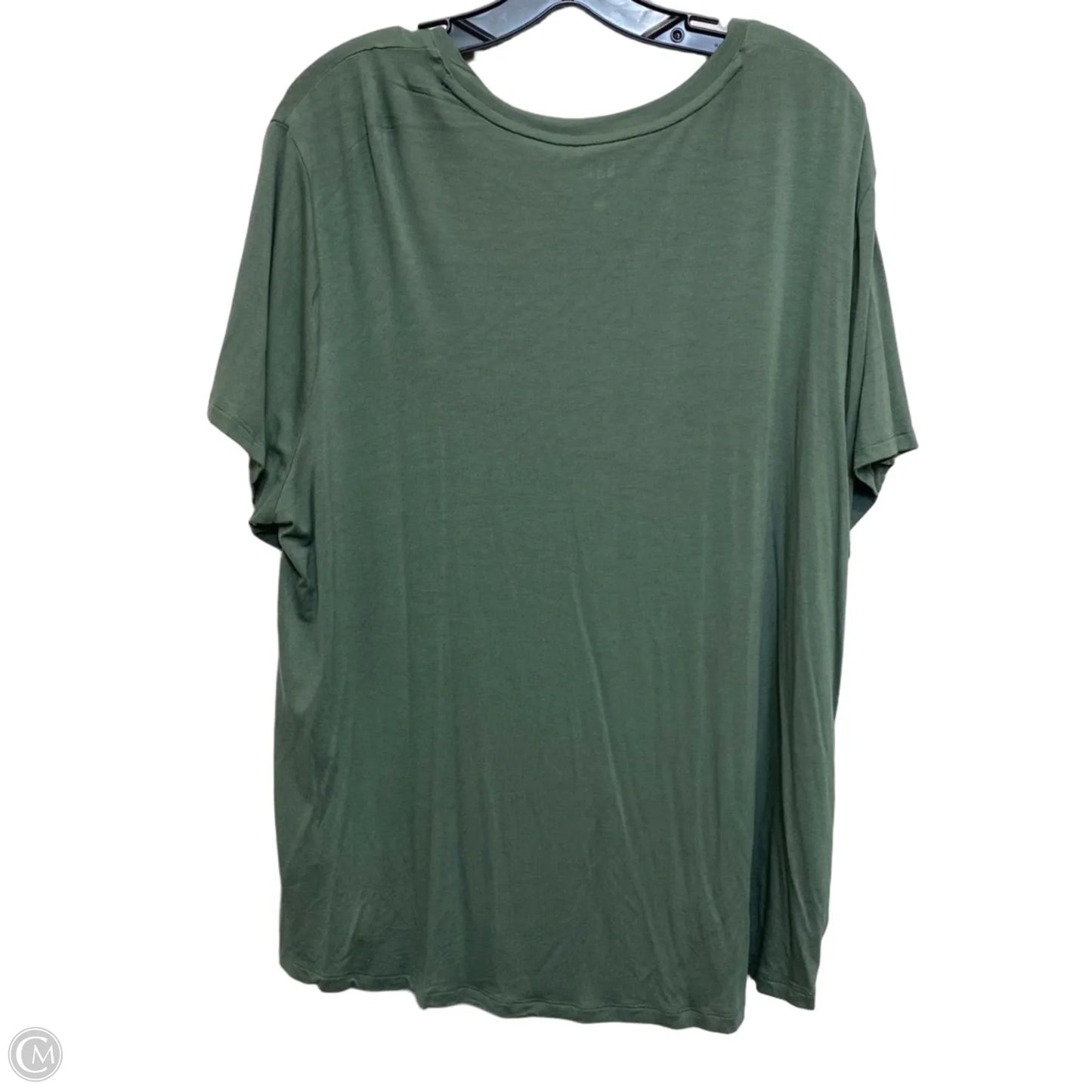 Top Short Sleeve By Gap In Green, Size: Xxl