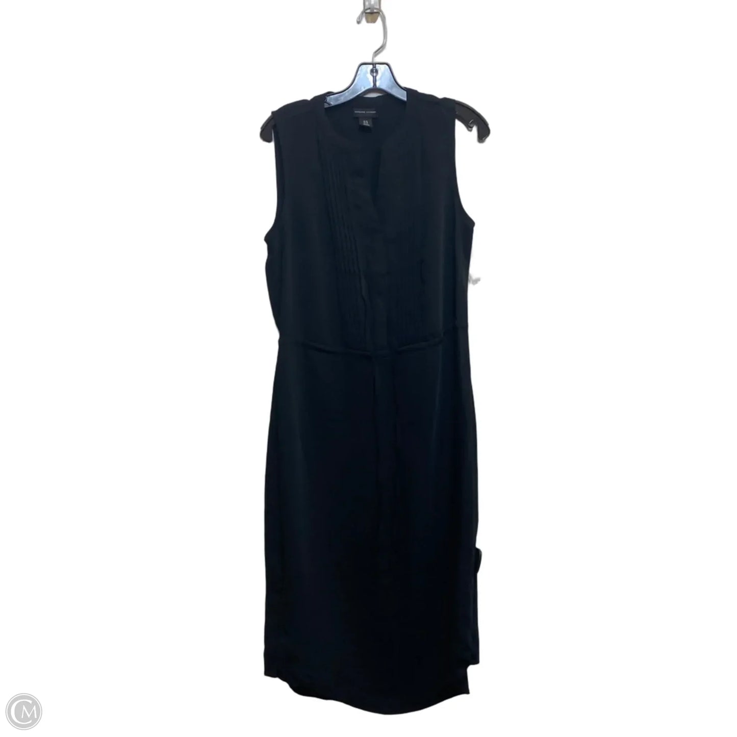 Dress Casual Midi By Adrienne Vittadini In Black, Size: M