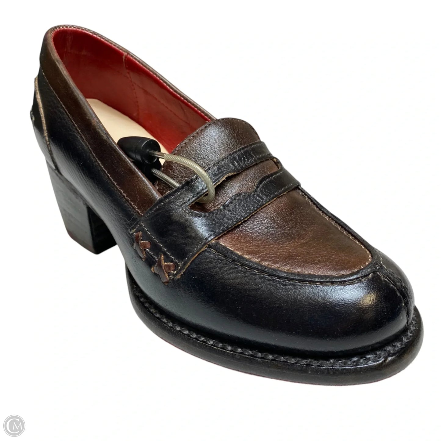 Shoes Heels Block By Bed Stu In Brown, Size: 6.5