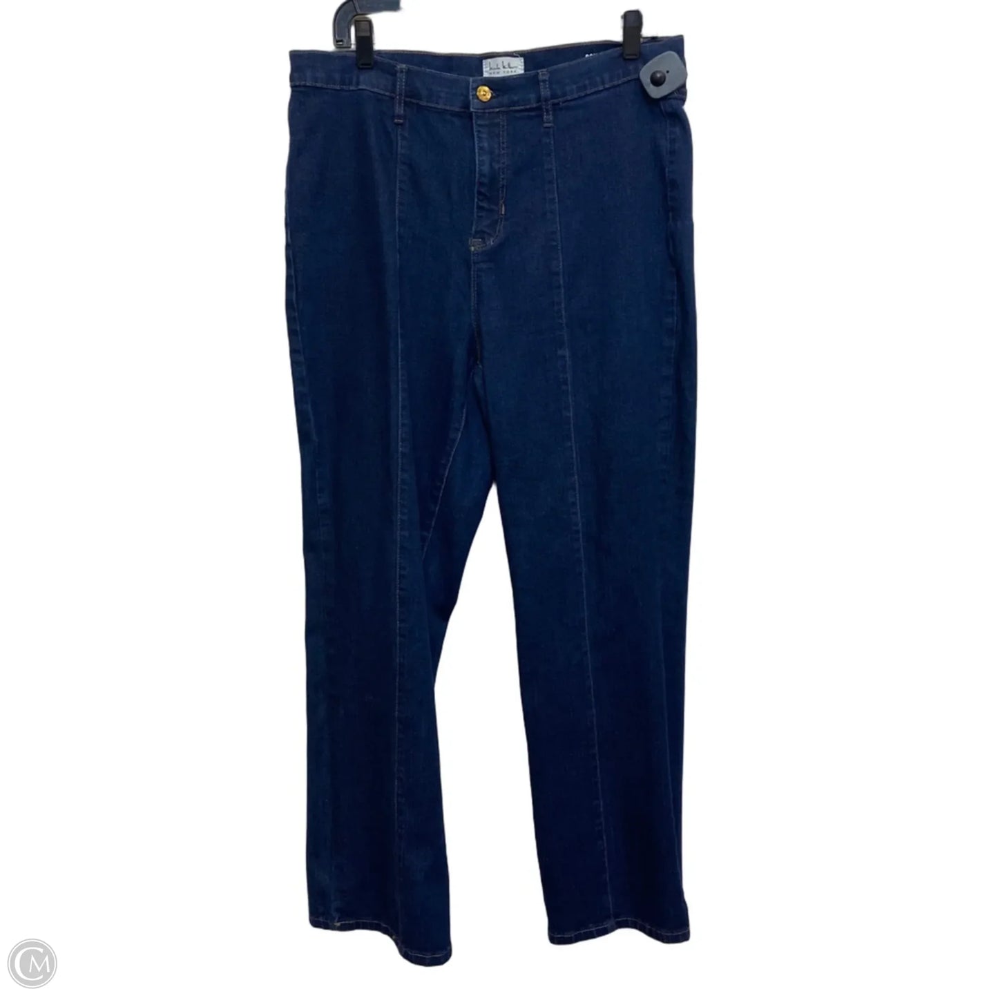 Jeans Boot Cut By Nicole Miller In Blue Denim, Size: 16