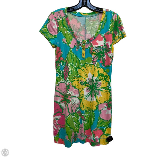 Dress Designer By Lilly Pulitzer In Blue & Green, Size: S