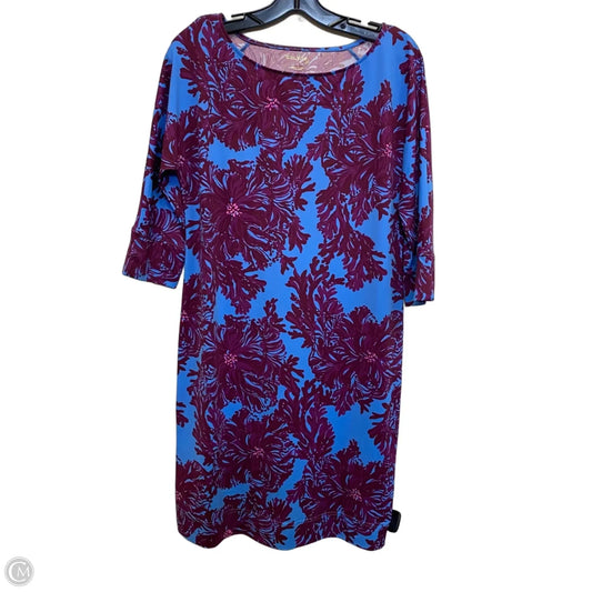 Dress Designer By Lilly Pulitzer In Blue & Purple, Size: S