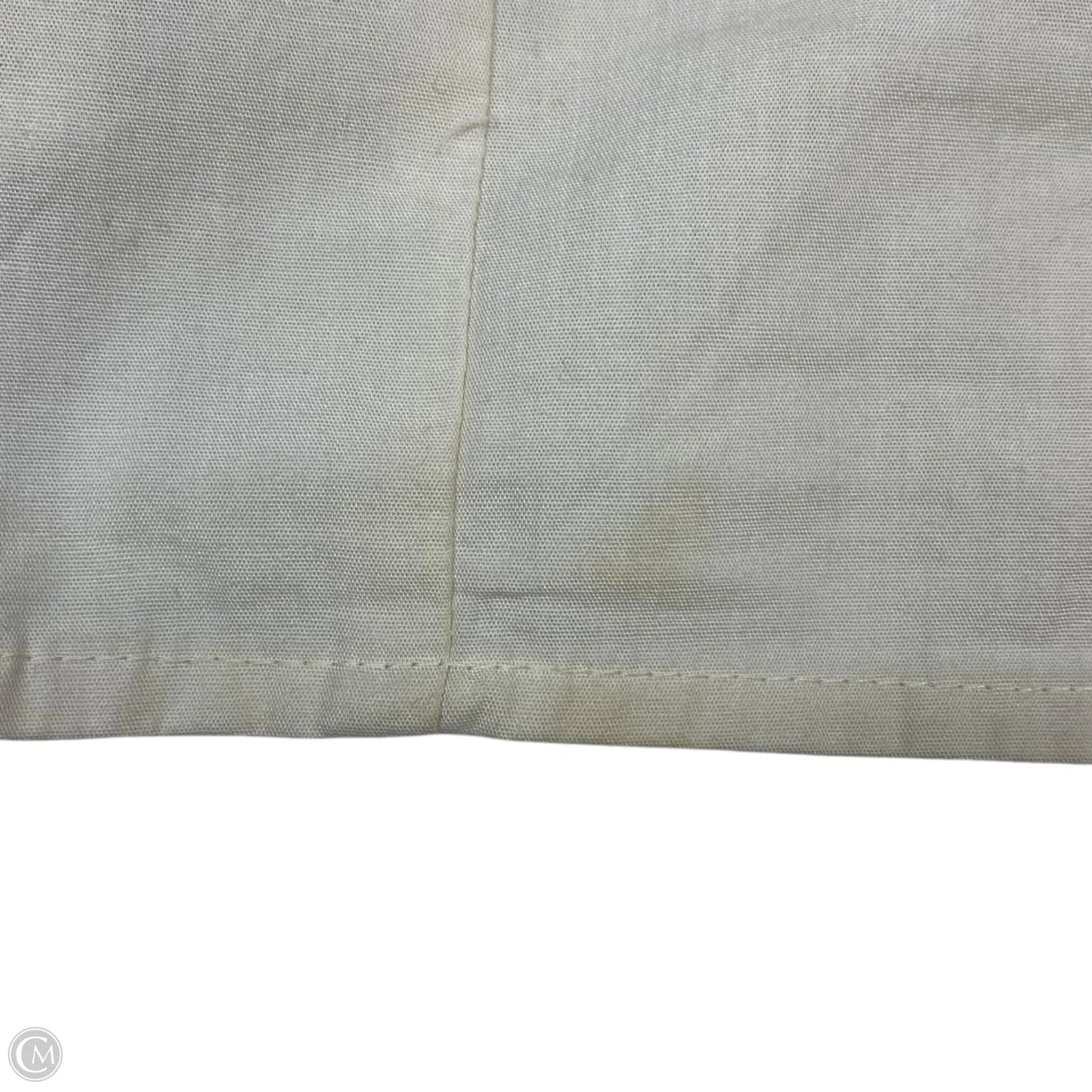 Blouse Short Sleeve By Vero Moda In Cream, Size: M