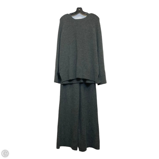 Pants Suit 2pc By Cmf In Grey, Size: S