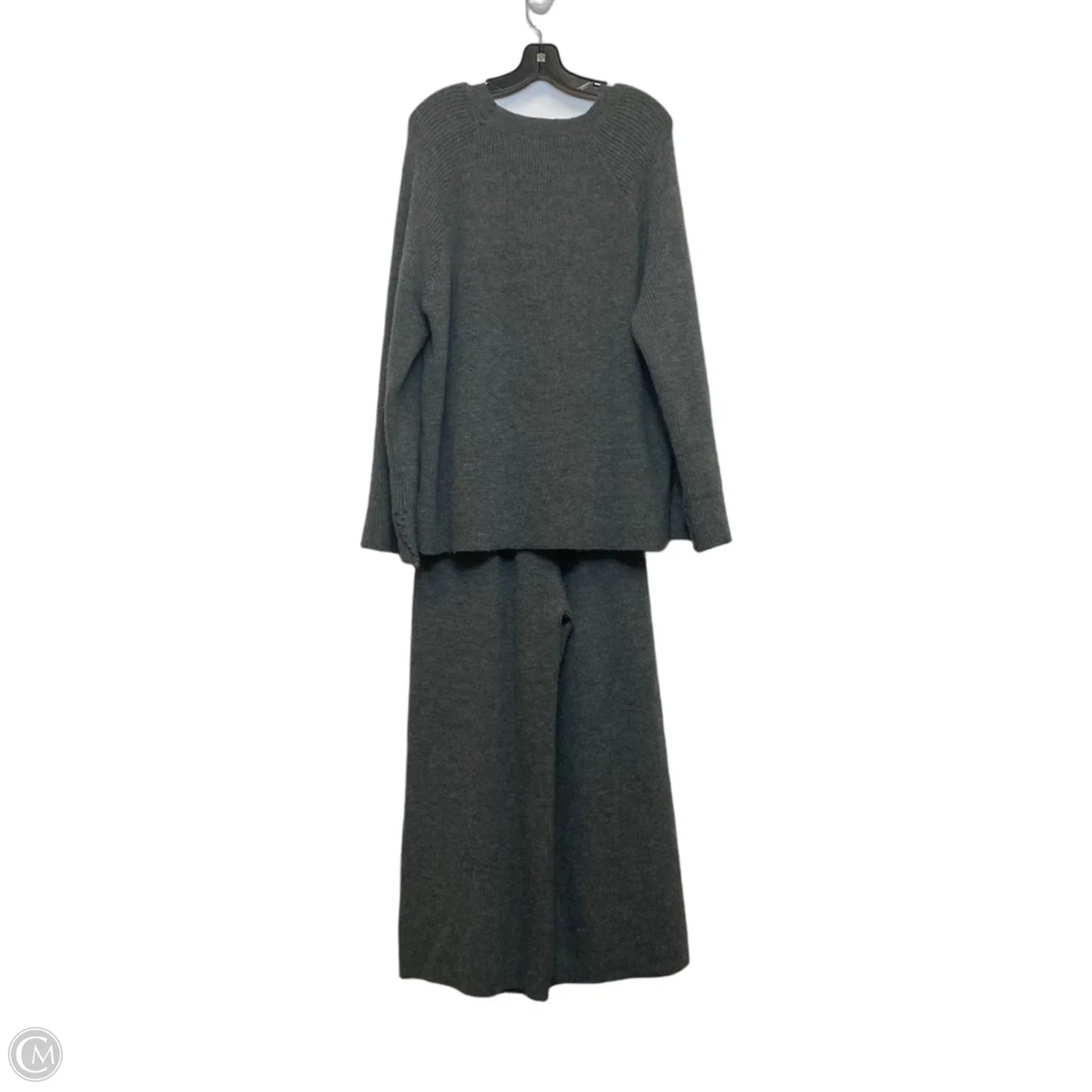 Pants Suit 2pc By Cmf In Grey, Size: S