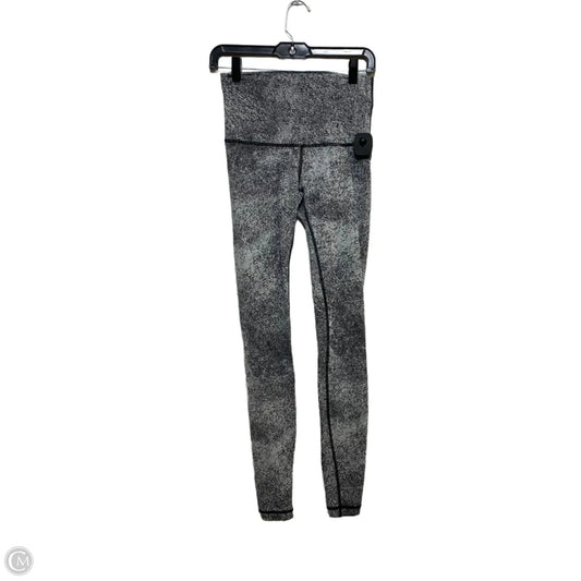 Athletic Leggings Designer By Lululemon In Grey, Size: S