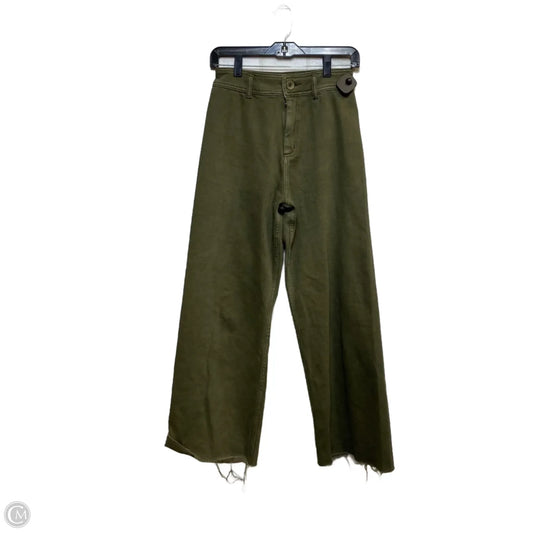 Pants Wide Leg By Miou Muse In Green, Size: S