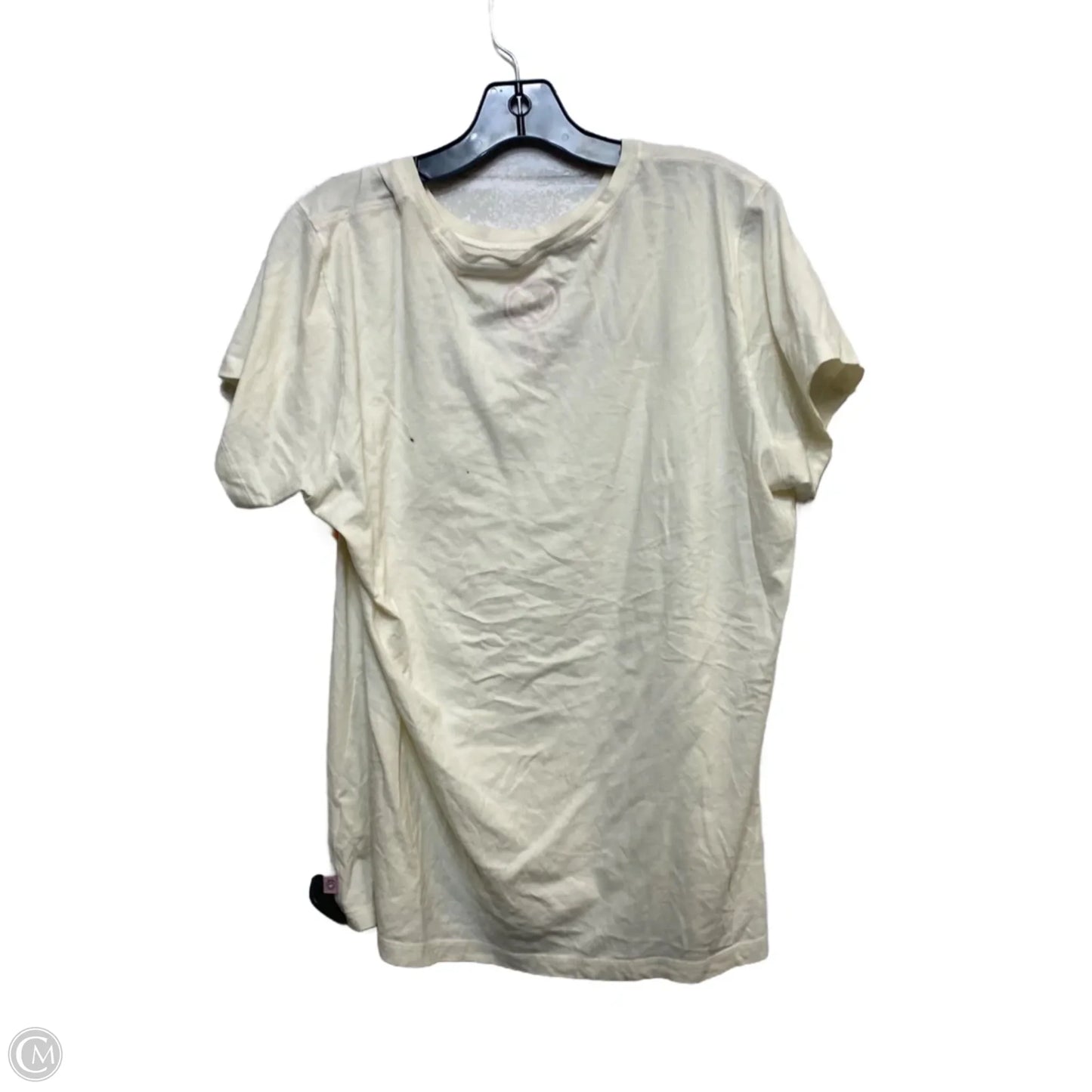 Top Short Sleeve Basic By Life Is Good In Cream, Size: Xl