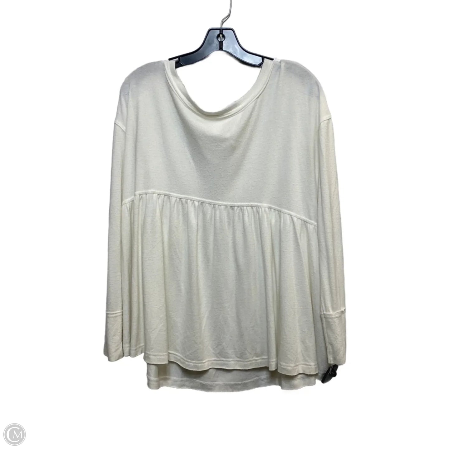 Top Long Sleeve Basic By Free People In White, Size: Xs
