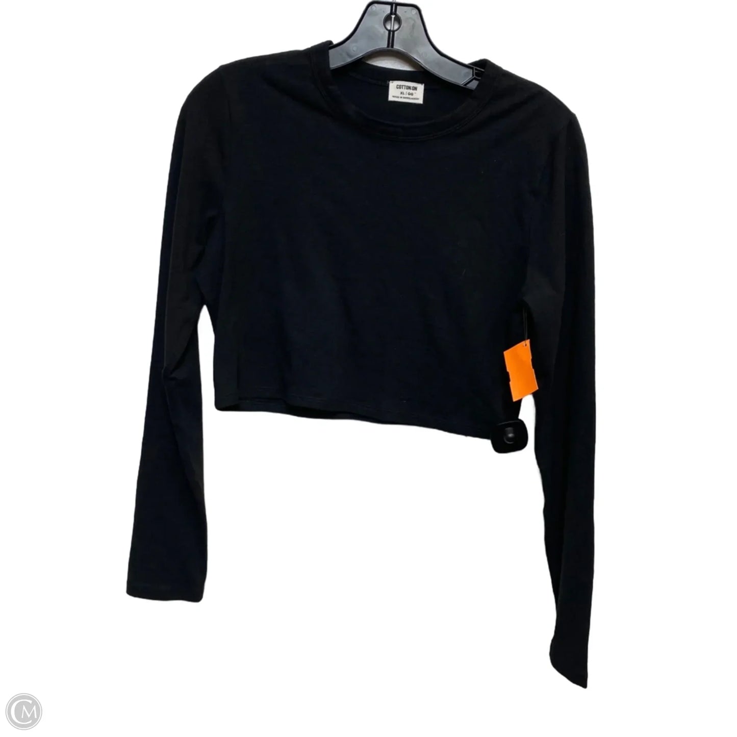 Top Long Sleeve Basic By Cotton On In Black, Size: Xl