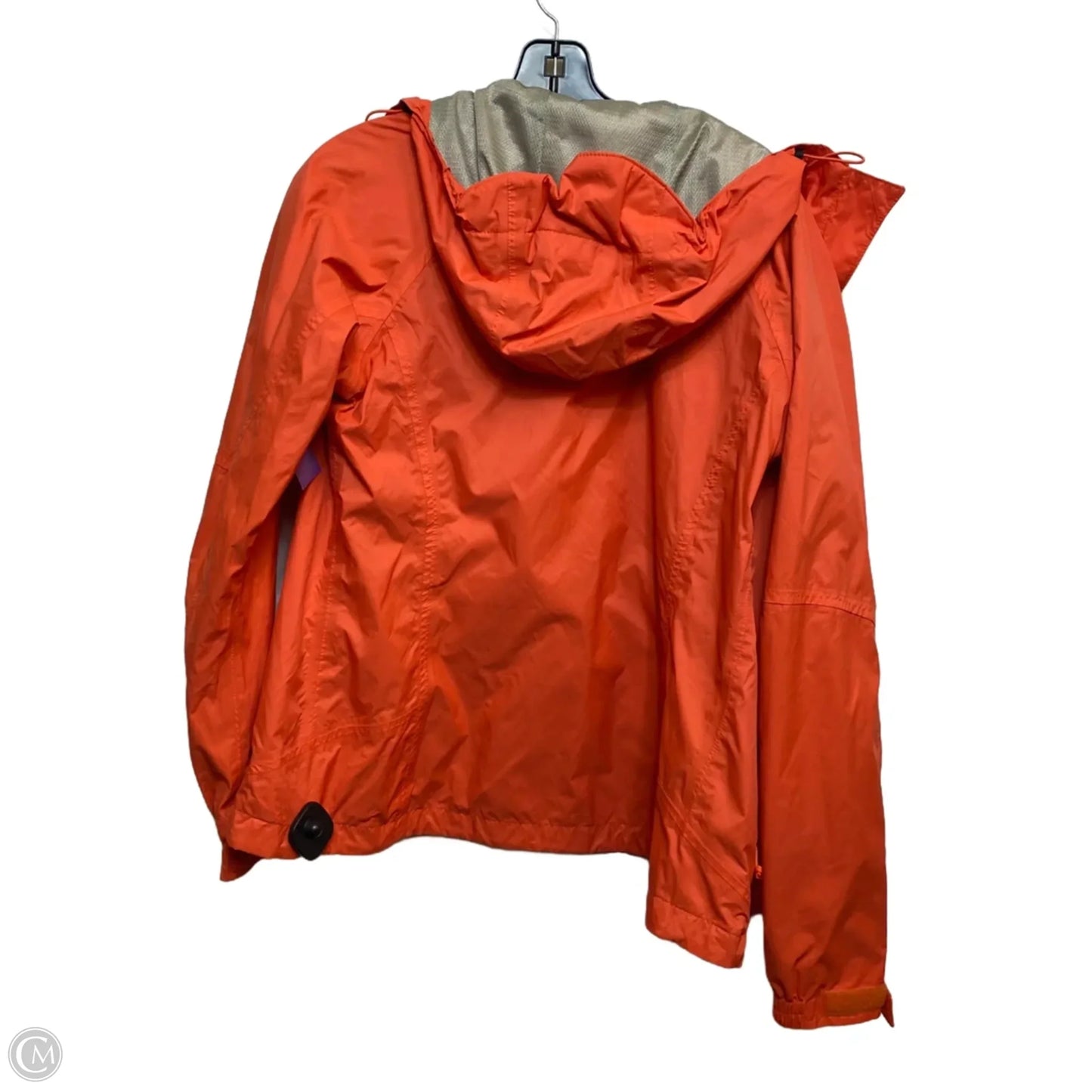 Jacket Windbreaker By Columbia In Orange, Size: M
