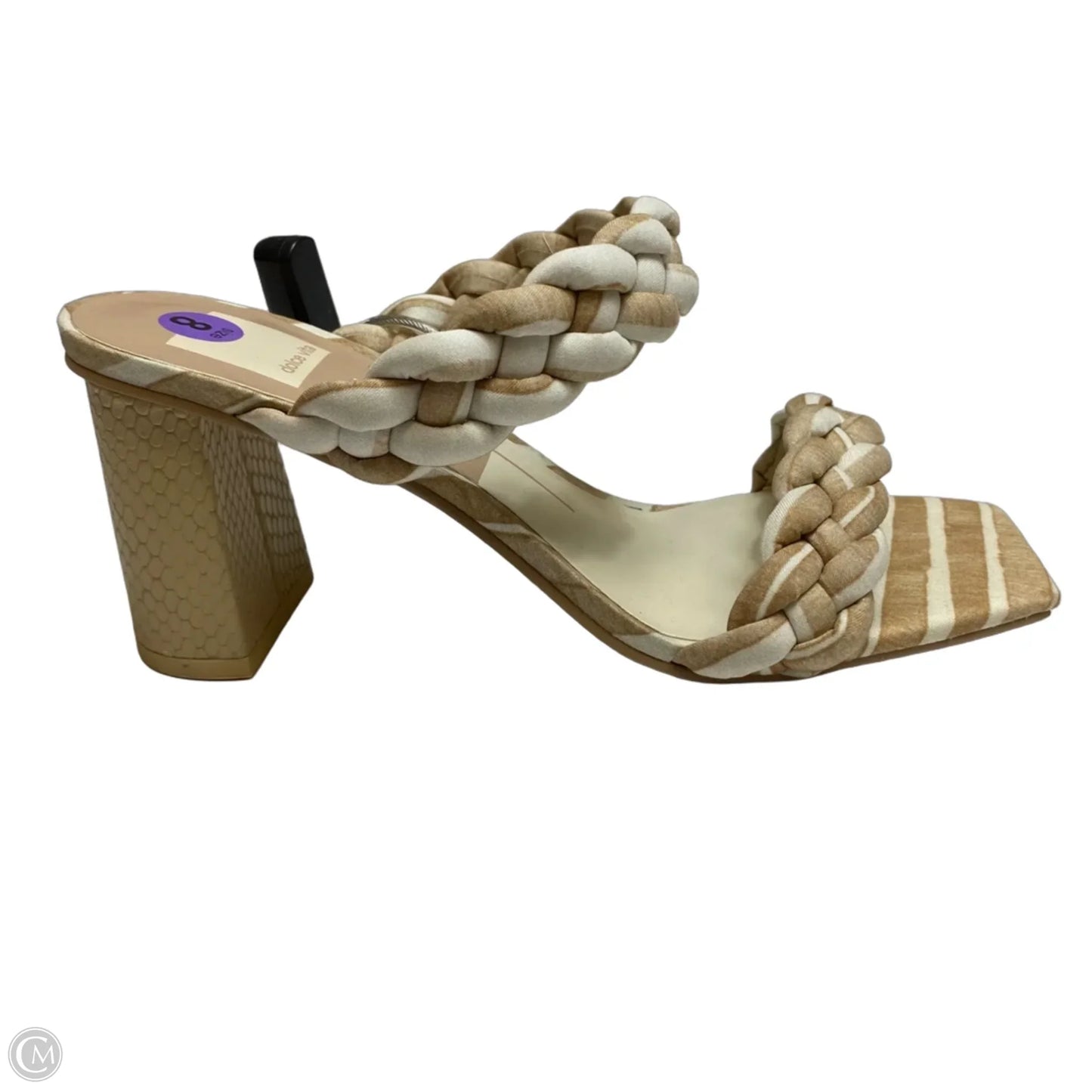 Sandals Heels Block By Dolce Vita In Tan, Size: 8