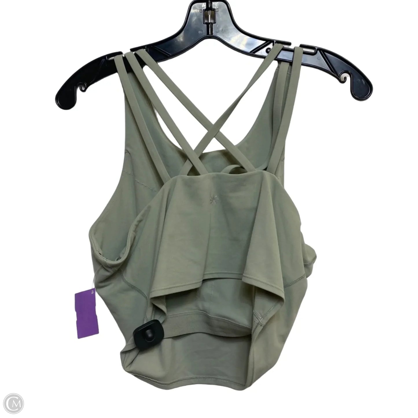 Athletic Bra By Athleta In Green, Size: Xl