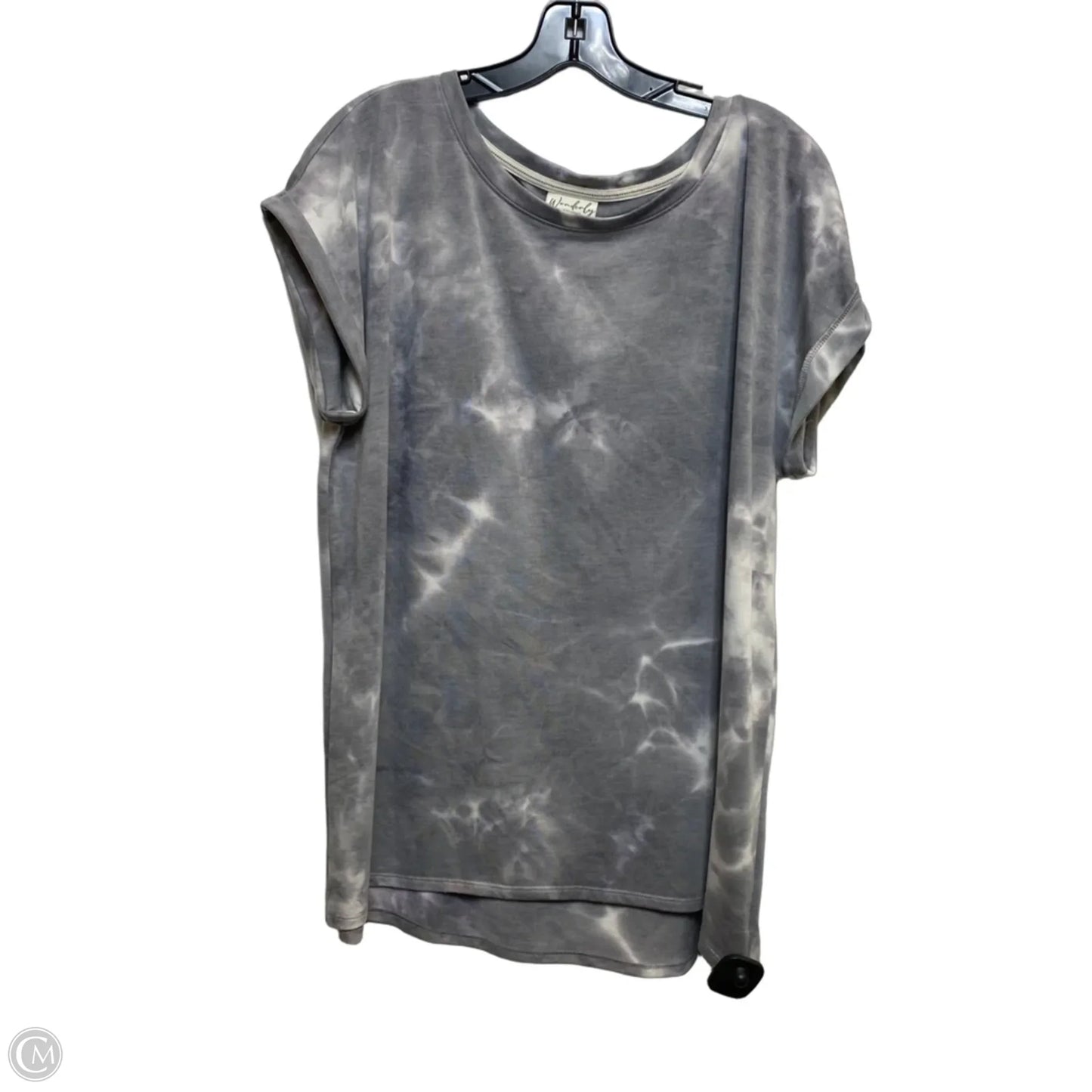 Top Sleeveless By Wonderly In Grey, Size: Xl