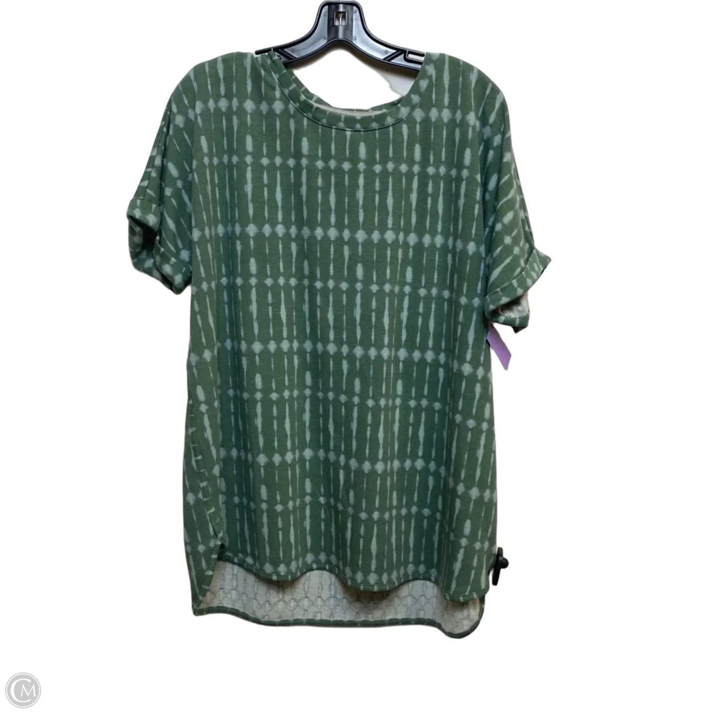 Top Short Sleeve By Wonderly In Green, Size: Xl